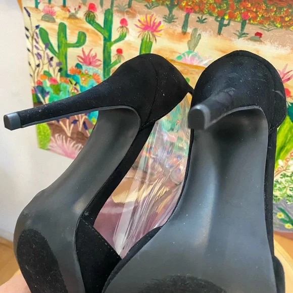 Betsey Johnson Lenox T-Strap Dress Sandals, High Heels, Blk, Multi Color, 8.5 - Picture 13 of 16